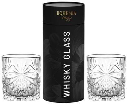 Bohemia Fiore Szklanki Do Whisky W Tubie 2szt. Szkło Kryształowe
