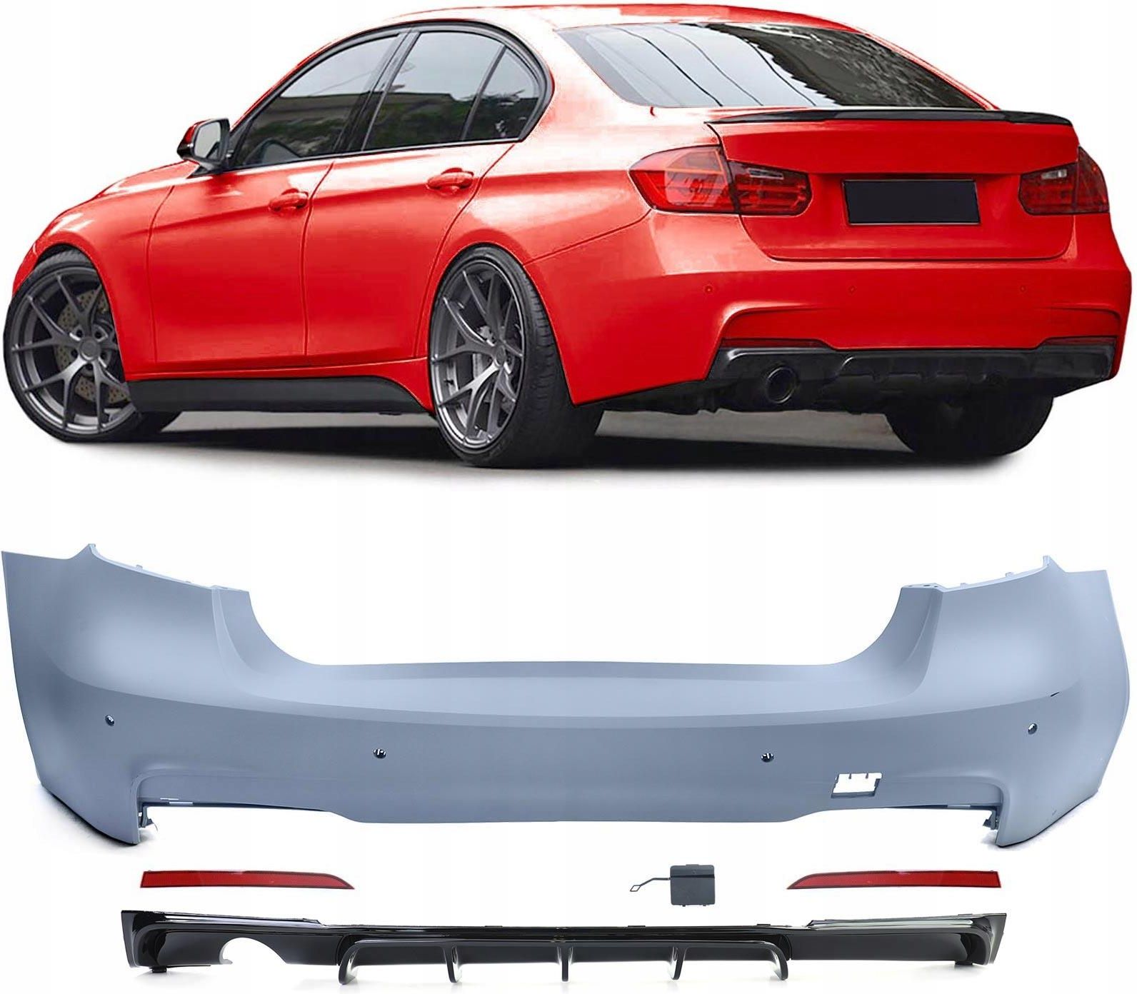 Zderzak do kupienia Jbm Zderzak Tylny Dyfuzor Bmw 3 F30 316 318 320 11 ...
