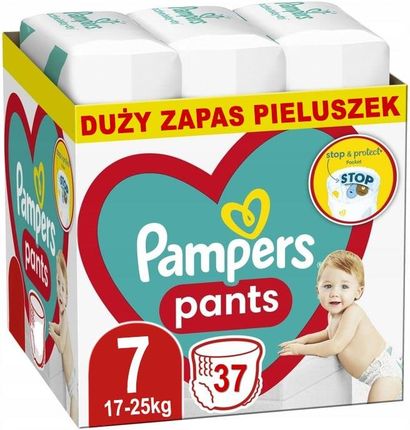 Pampers Pieluchomajtki Pants 7 Jumbo Pack 17-25Kg 37Szt.