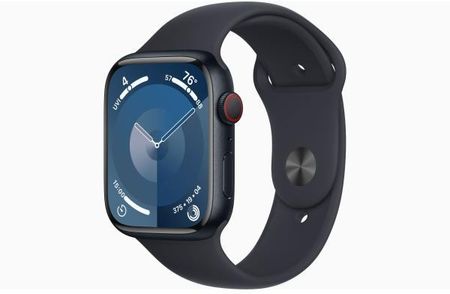 Apple Watch Series 9 GPS + Cellular koperta 45 mm z aluminium w kolorze północy pasek sportowy północ (MRMC3QPA)