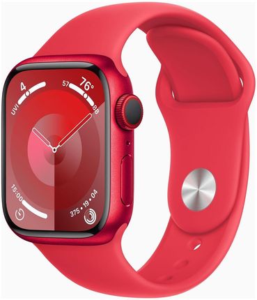 Apple Watch Series 9 GPS + Cellular koperta 45 mm z aluminium (PRODUCT)RED pasek sportowy (PRODUCT)RED (MRYE3QPA)