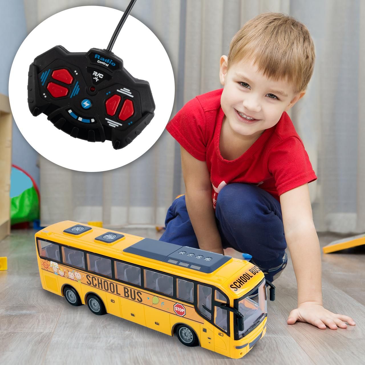 Autobus Szkolny Zdalnie Sterowany Jeżdżący + Pilot - Ceny i opinie ...