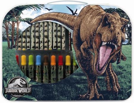 As Company Zestaw Artystyczny Z Walizką Kredki Jurassic World
