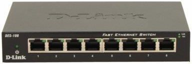 D-Link 8-port 10/100 Desktop Switch (DES-108/E)