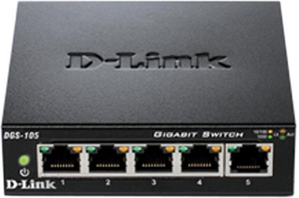 D-Link Switch 5-portowy Gigabit (DGS-105)