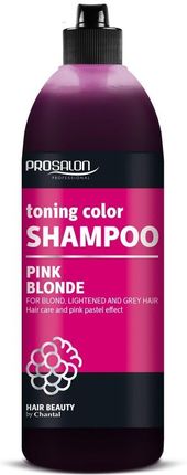Chantal Prosalon Pink Blonde Szampon Tonujący Kolor Do Włosów Blond,Rozjaśnianych I Siwych 500 g