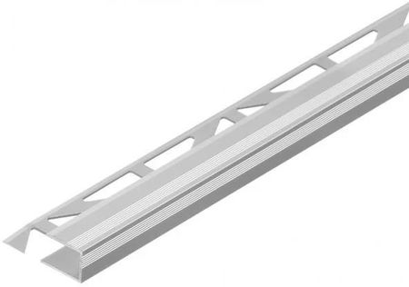 Profil zakończeniowy do paneli aluminium anoda CEZAR 8mm 2,7m Srebrny