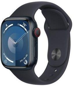 APPLE Watch Series 9 GPS + Cellular Koperta 41mm z aluminium w kolorze północy z paskiem sportowym w kolorze północy  (MRHT3QPA)