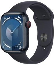 Zdjęcie APPLE Watch Series 9 GPS + Cellular Koperta 45mm z aluminium w kolorze północy z paskiem sportowym w kolorze północy  (MRMD3QPA) - Opole