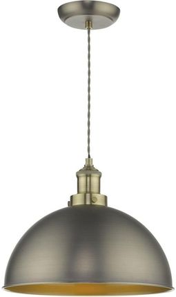 Dar Lighting Lampa Wisząca Governor Pendant Antique Chrome Brass (Adgov0161)