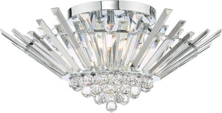 Dar Lighting Lampa Sufitowa Nimbus 5 Light Flush Polished Chrome Crystal (Adnim5050)