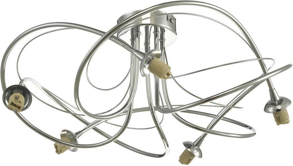 Dar Lighting Lampa Sufitowa Onawa Lt Semi Flush Polished Chrome Frame