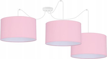 Lampa Dla Dziewczynki Różowa Typu Pająk Pink Abażur 35Cm