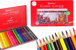 Zdjęcie Zestaw 36 Kredek Artystycznych Metalowy Pojemnik - Niepołomice