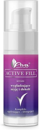 Ava Laboratorium Active Fill Serum Wygładzające Szyję I Dekolt 30 ml