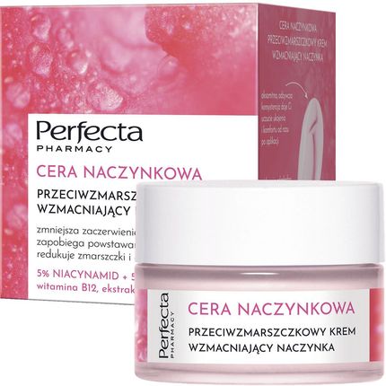 Perfecta Cera Naczynkowa Wzmacniający Naczynka Krem Do Twarzy Na Dzień I Noc 50ml