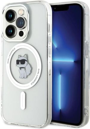 Karl Lagerfeld Klhmp15Lhfccnot Iphone 15 Pro 6 1" Transparent Hardcase Iml Choupette Magsafe
