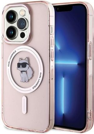Karl Lagerfeld Klhmp15Xhfccnop Iphone 15 Pro Max 6 7" Różowy Pink Hardcase Iml Choupette Magsafe