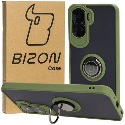 Bizon Etui Case Hybrid Ring Do Honor 90 Lite Jasnozielone