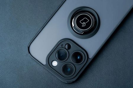 Bizon Etui Case Hybrid Ring Do Realme C53 Czarne - zdjęcie 5