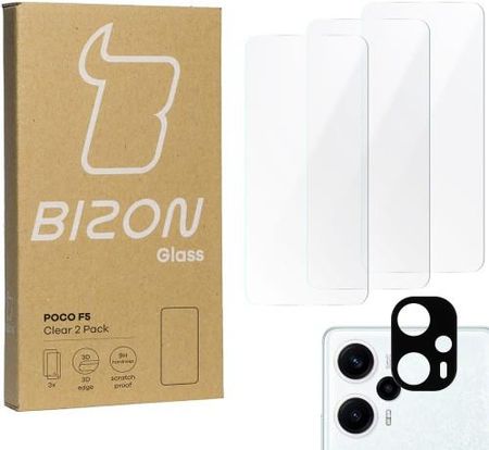 Bizon 3X Szkło Szybka Na Aparat Clear 2 Pack Do Xiaomi Poco F5