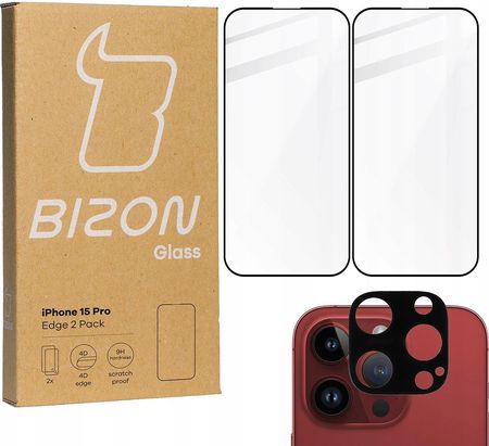 Bizon 2X Szkło Obiektyw Do Iphone 15 Pro