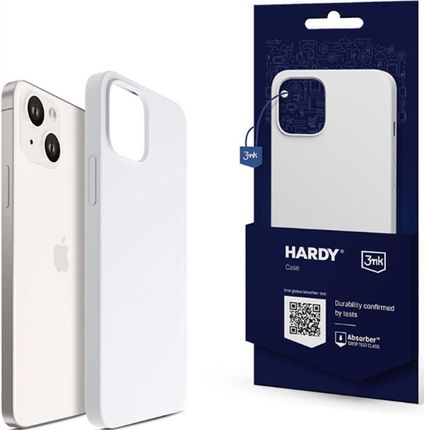 3Mk Hardy Silicone Magcase Do Iphone 15 Plus Silver White  