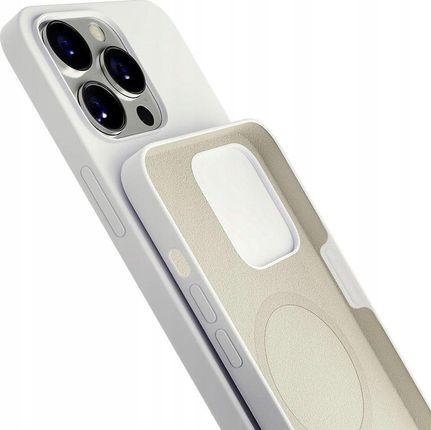 3Mk Hardy Silicone Magcase Do Iphone 15 Pro Silver White   - zdjęcie 2