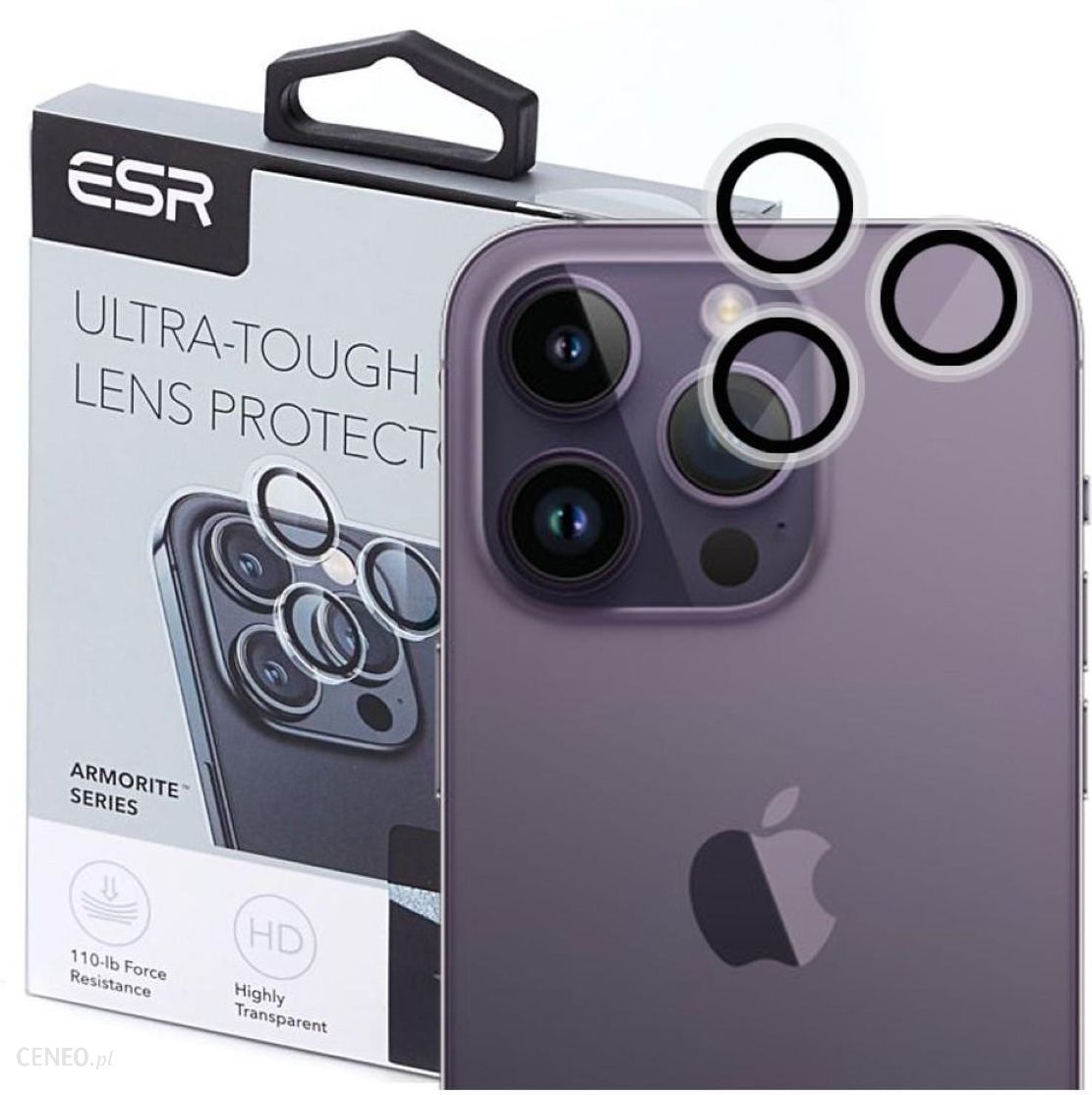 Szkło na aparat ESR Camera Lens do Galaxy S24 Ultra, 1 zestaw