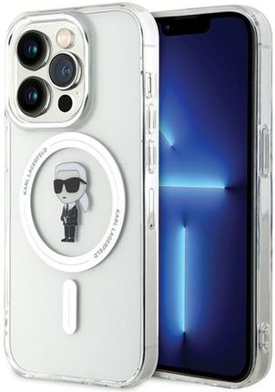 Karl Lagerfeld Klhmp15Lhfcknot Iphone 15 Pro 6 1" Transparent Hardcase Iml Ikonik Magsafe