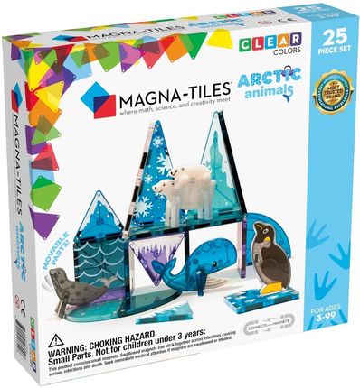 Magna-Tiles Arktyczne Zwierzęta Klocki Magnetyczne 25El.