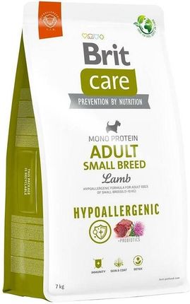 Brit Care Dog Hypoallergenic Adult Small Breed Lamb 7kg