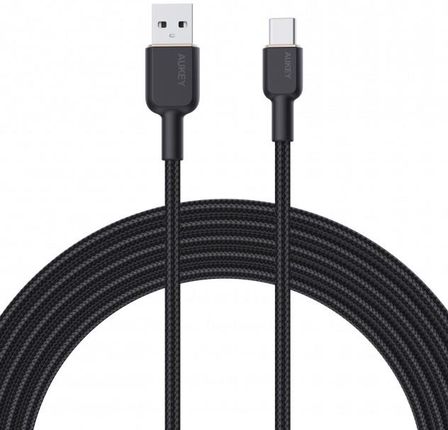 Kabel przewód USB Typ-C 90cm Aukey QC (CB-CD30 BK)