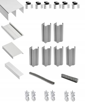 Gtv Zestaw Do Drzwi Przesuwnych Ergo 2,5M/3D Alu