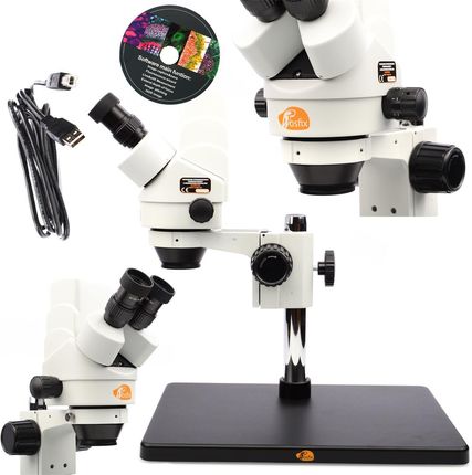 Mikroskop stereoskopowy trinokularowy z wbudowaną  kamerą USB Pluto Pro MSPP-T-BB1-KU