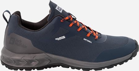 Męskie buty sportowe Jack Wolfskin Woodland Shell Texapore Low M 4054041-1010 44.5 (10UK) 27.6 cm Ciemnogranatowe (4064993491531)