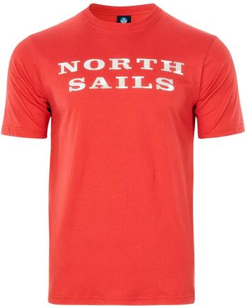 Męska Koszulka z krótkim rękawem North Sails SS T-Shirt With Graphic 692838-0230 – Czerwony