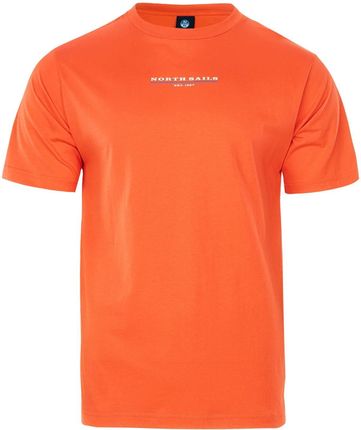 Męska Koszulka z krótkim rękawem North Sails SS T-Shirt With Graphic 692839-0730 – Pomarańczowy
