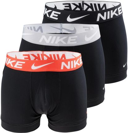 Męskie Bokserki Nike Trunk 3Pk 0000KE1156C4R – Czarny