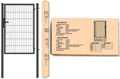 Zdjęcie FURTKA DUOS BOX METFENCE 1500X900, KOLOR RAL 7016 - Kłecko