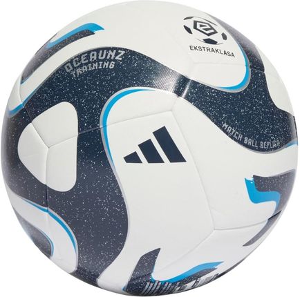 Piłka Nożna adidas Ekstraklasa Training Biało-Granatowa Iq4932 - Rozmiar Piłek - 3