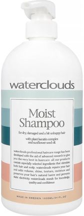 Waterclouds Moist Shampoo Nawilżający Szampon Do Włosów Suchych Z Keratyną 1000 ml
