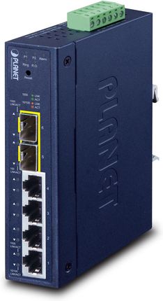 Planet Industrial L2 L4 4 Port Zarządzany Gigabit Ethernet (10 100 1000) Niebieski (Igs42154T2S)