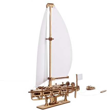 Ugears Drewniany model do składania Piękny Jacht Oceaniczny