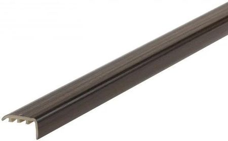 Profil schodowy kątownik progowy PVC laminat CEZAR 30x14mm 1,8m Teak