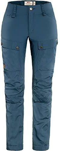 Fj Llr Ven Fjallraven Keb Trousers Curved W Short Damskie Indigo Blue