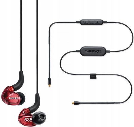 Słuchawki Shure SE535-BT1 Czerwony Opinie i ceny na