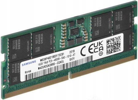 Samsung 16GB PC5-5600 DDR5 2枚せット Samsung 16GB [1x16GB 5600MHZ DDR5 SODIMM] (M425R2GA3BB0CWM