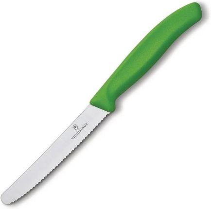Victorinox Nóż Do Pomidorów 110 Mm, Small Knives Z Ząbkowanym Ostrzem Zielony (CP843)