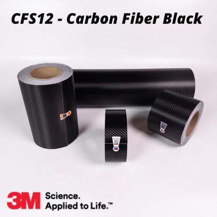 3M Folia Cfs12 50Cm Carbon Fiber Black Czarny Szer Fchcfs50